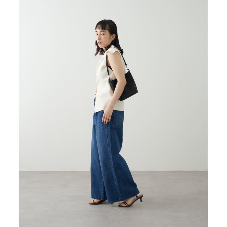 【Omekashi】オフショルカラーニットベスト | PAL GROUP OUTLET | 詳細画像8 