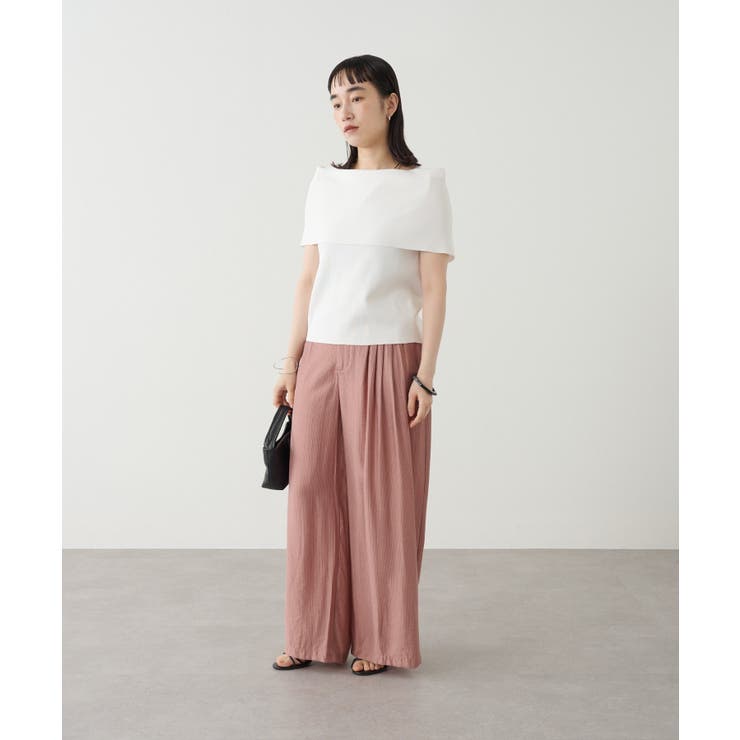 【Omekashi】ノースリオフショルニット | PAL GROUP OUTLET | 詳細画像12 