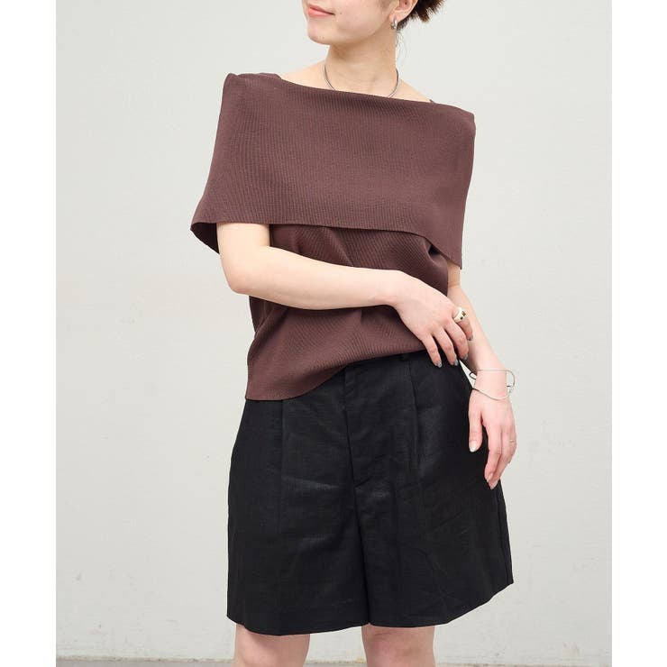 【Omekashi】ノースリオフショルニット | PAL GROUP OUTLET | 詳細画像13 