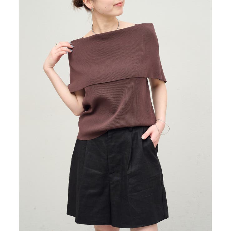 【Omekashi】ノースリオフショルニット | PAL GROUP OUTLET | 詳細画像14 