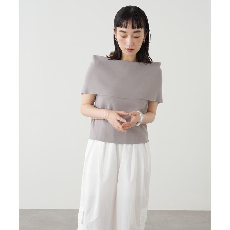 【Omekashi】ノースリオフショルニット | PAL GROUP OUTLET | 詳細画像38 