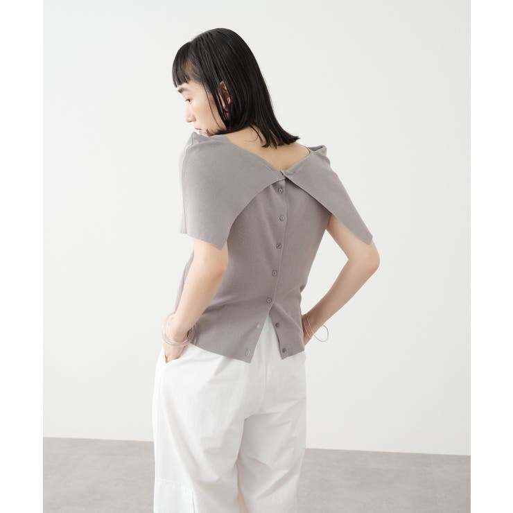 【Omekashi】ノースリオフショルニット | PAL GROUP OUTLET | 詳細画像41 