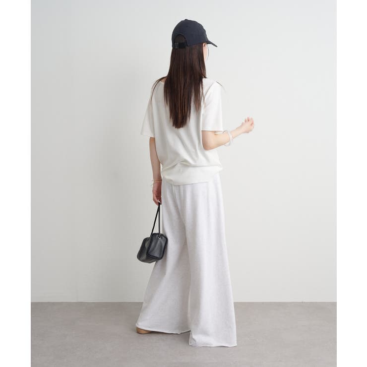 【Omekashi】ボートネックドレープ半袖Ｔ | PAL GROUP OUTLET | 詳細画像15 