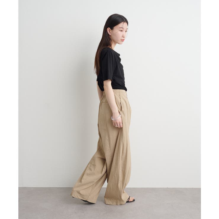 【Omekashi】ボートネックドレープ半袖Ｔ | PAL GROUP OUTLET | 詳細画像37 