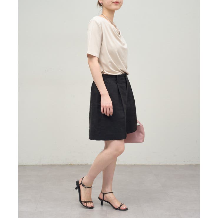 【Omekashi】ボートネックドレープ半袖Ｔ | PAL GROUP OUTLET | 詳細画像45 