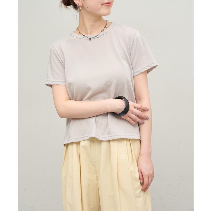【Omekashi】シアーシャイニーTシャツ | PAL GROUP OUTLET | 詳細画像3 
