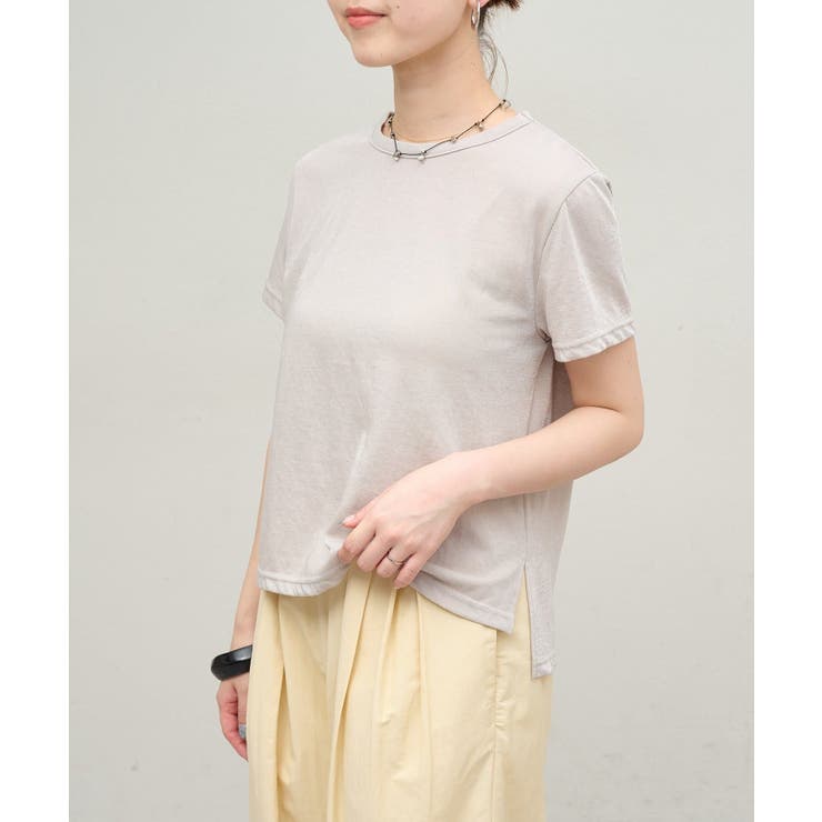 【Omekashi】シアーシャイニーTシャツ | PAL GROUP OUTLET | 詳細画像4 