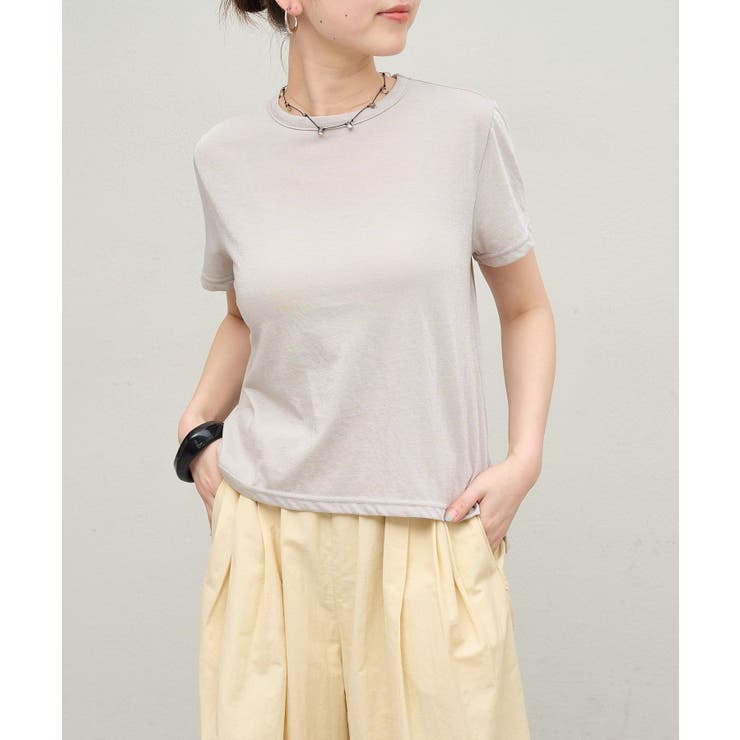 【Omekashi】シアーシャイニーTシャツ | PAL GROUP OUTLET | 詳細画像7 