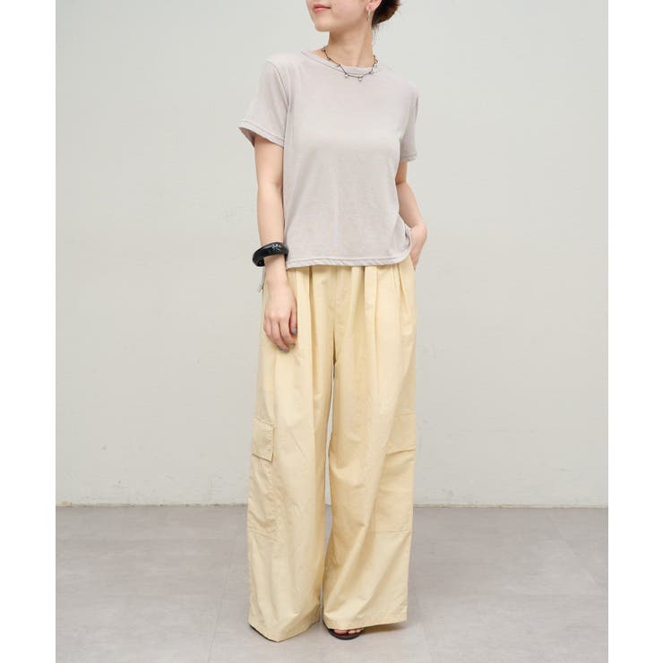【Omekashi】シアーシャイニーTシャツ | PAL GROUP OUTLET | 詳細画像8 