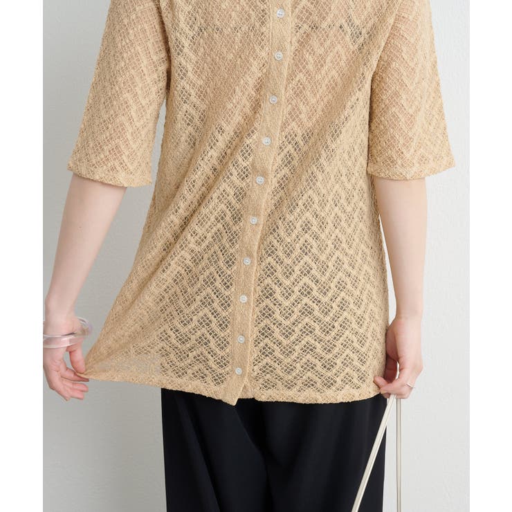 【Omekashi】ストレッチレース2WAYカーディガン | PAL GROUP OUTLET | 詳細画像30 