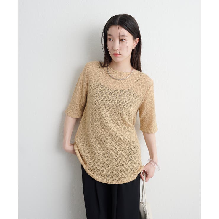 【Omekashi】ストレッチレース2WAYカーディガン | PAL GROUP OUTLET | 詳細画像24 