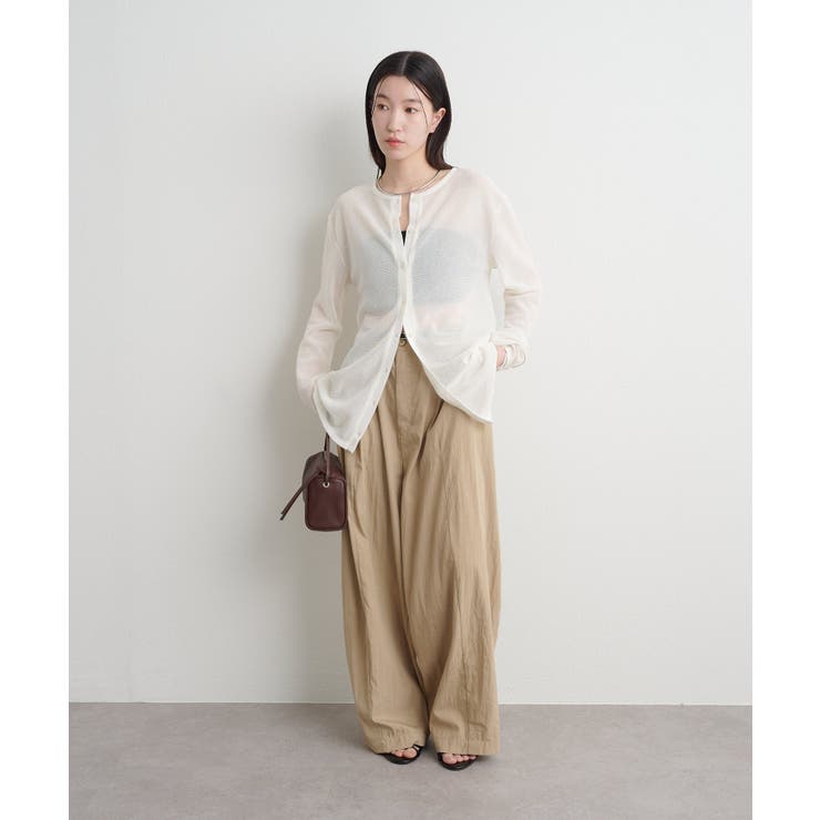 【Omekashi】2WAYメッシュカーディガン | PAL GROUP OUTLET | 詳細画像17 