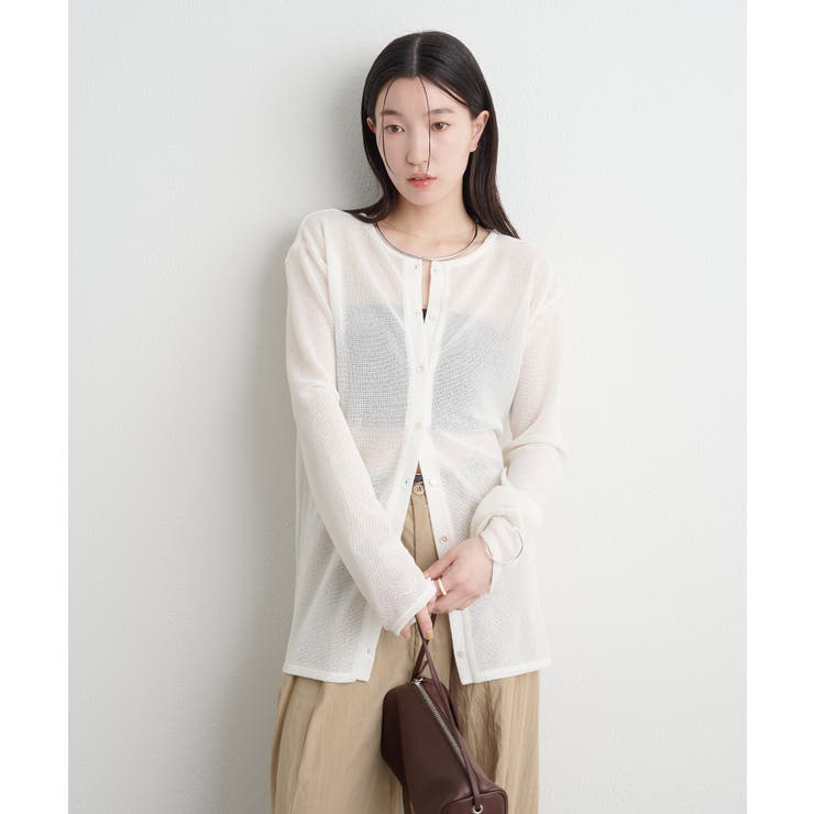 【Omekashi】2WAYメッシュカーディガン | PAL GROUP OUTLET | 詳細画像2 