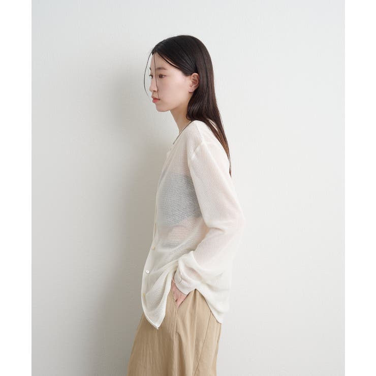 【Omekashi】2WAYメッシュカーディガン | PAL GROUP OUTLET | 詳細画像4 