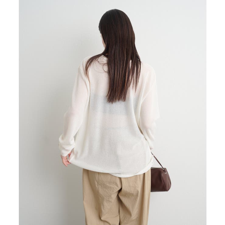 【Omekashi】2WAYメッシュカーディガン | PAL GROUP OUTLET | 詳細画像5 