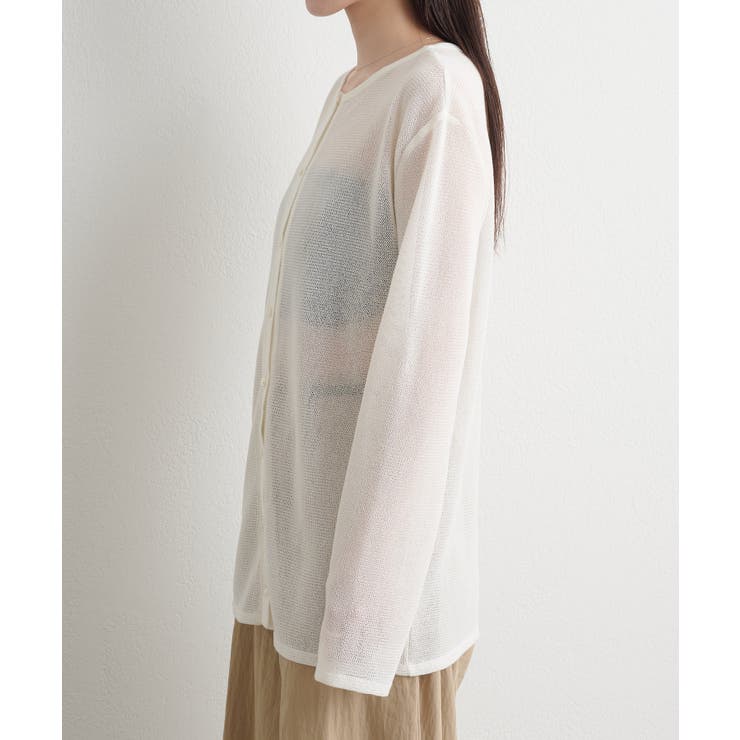 【Omekashi】2WAYメッシュカーディガン | PAL GROUP OUTLET | 詳細画像8 