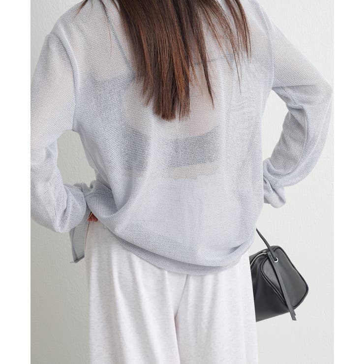 【Omekashi】2WAYメッシュカーディガン | PAL GROUP OUTLET | 詳細画像25 