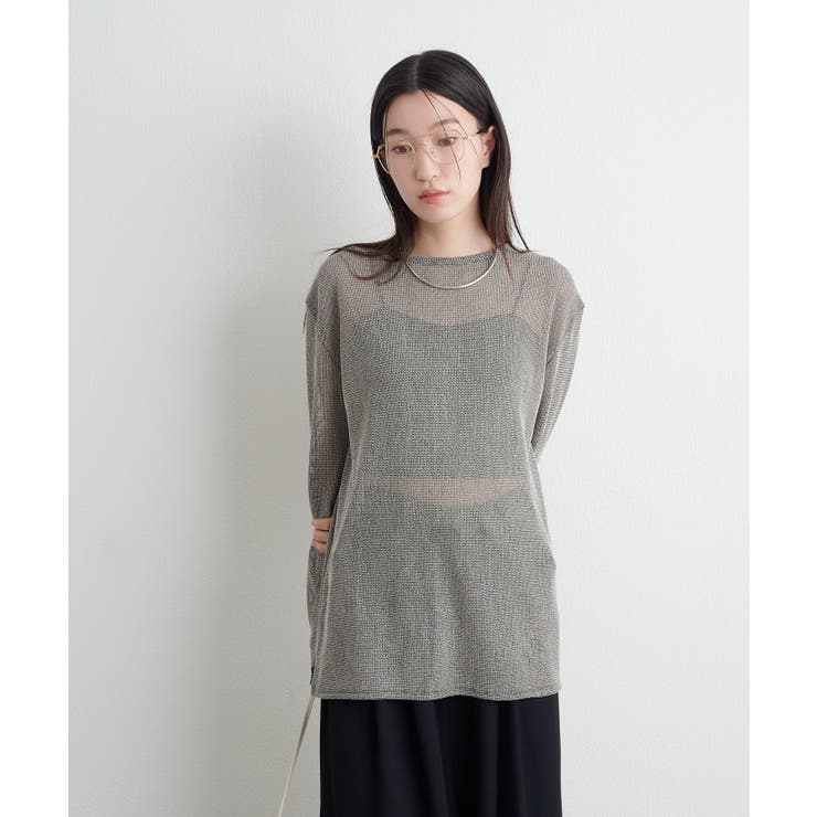 【Omekashi】2WAYメッシュカーディガン | PAL GROUP OUTLET | 詳細画像42 