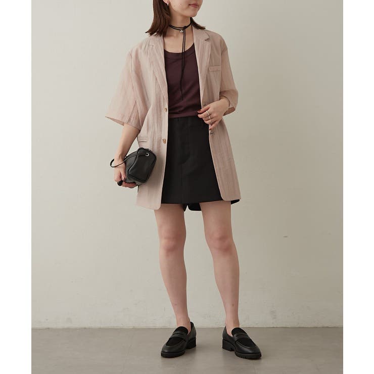 【Omekashi】セルロースハーフスリーブジャケット | PAL GROUP OUTLET | 詳細画像10 