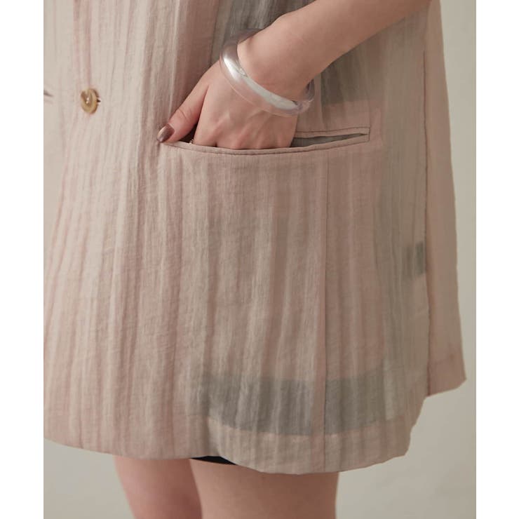 【Omekashi】セルロースハーフスリーブジャケット | PAL GROUP OUTLET | 詳細画像21 