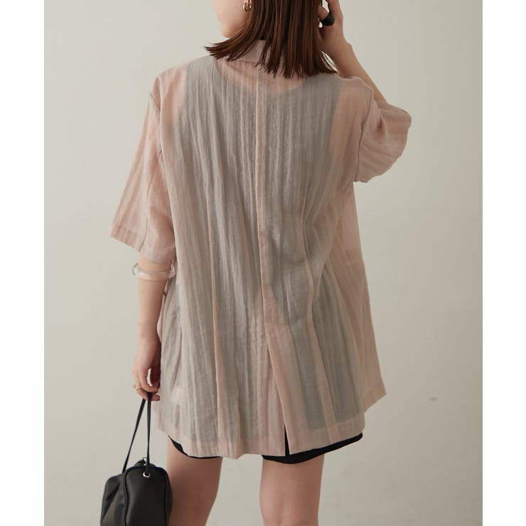 【Omekashi】セルロースハーフスリーブジャケット | PAL GROUP OUTLET | 詳細画像6 