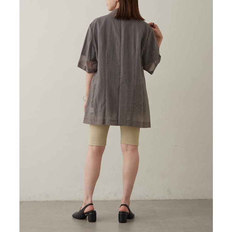 【Omekashi】セルロースハーフスリーブジャケット | PAL GROUP OUTLET | 詳細画像35 