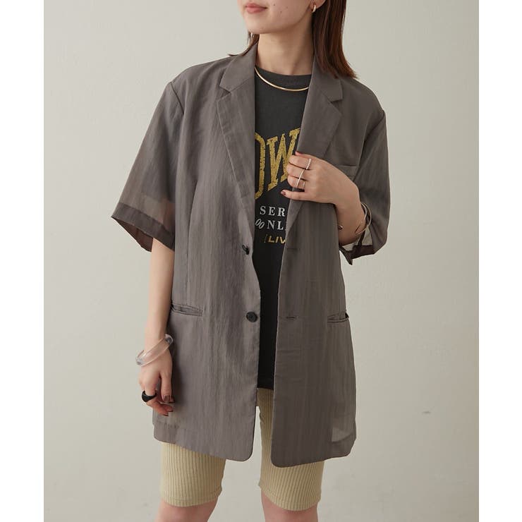 【Omekashi】セルロースハーフスリーブジャケット | PAL GROUP OUTLET | 詳細画像26 