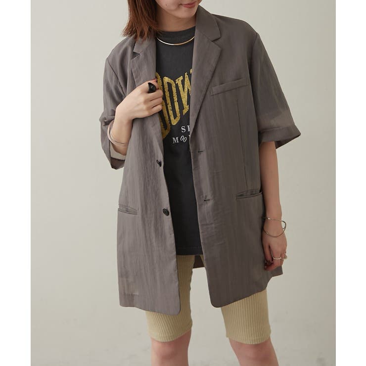 【Omekashi】セルロースハーフスリーブジャケット | PAL GROUP OUTLET | 詳細画像27 