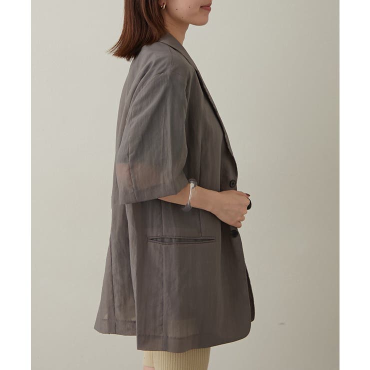 【Omekashi】セルロースハーフスリーブジャケット | PAL GROUP OUTLET | 詳細画像29 