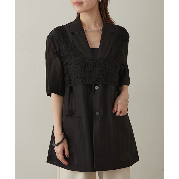 【Omekashi】セルロースハーフスリーブジャケット | PAL GROUP OUTLET | 詳細画像37 