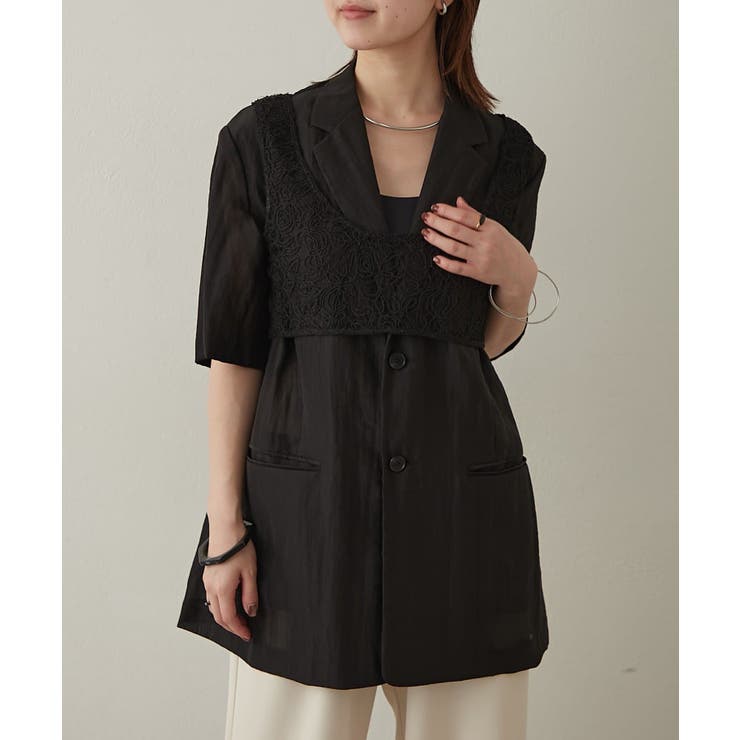 【Omekashi】セルロースハーフスリーブジャケット | PAL GROUP OUTLET | 詳細画像38 