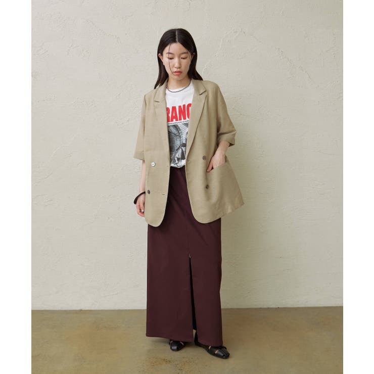 【Omekashi】シアーメッシュ5分袖ジャケット | PAL GROUP OUTLET | 詳細画像11 