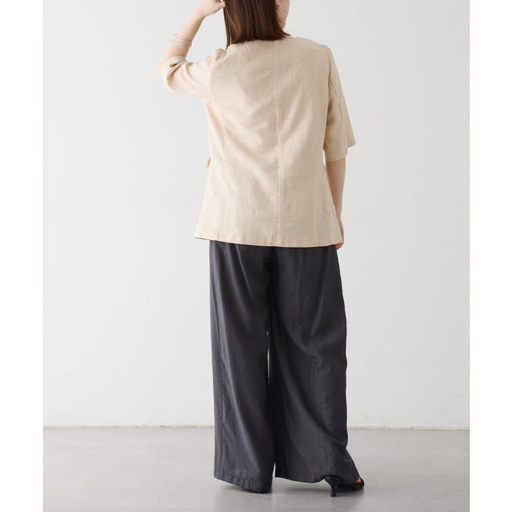 【Omekashi】スクエアハーフスリーブジャケット | PAL GROUP OUTLET | 詳細画像11 