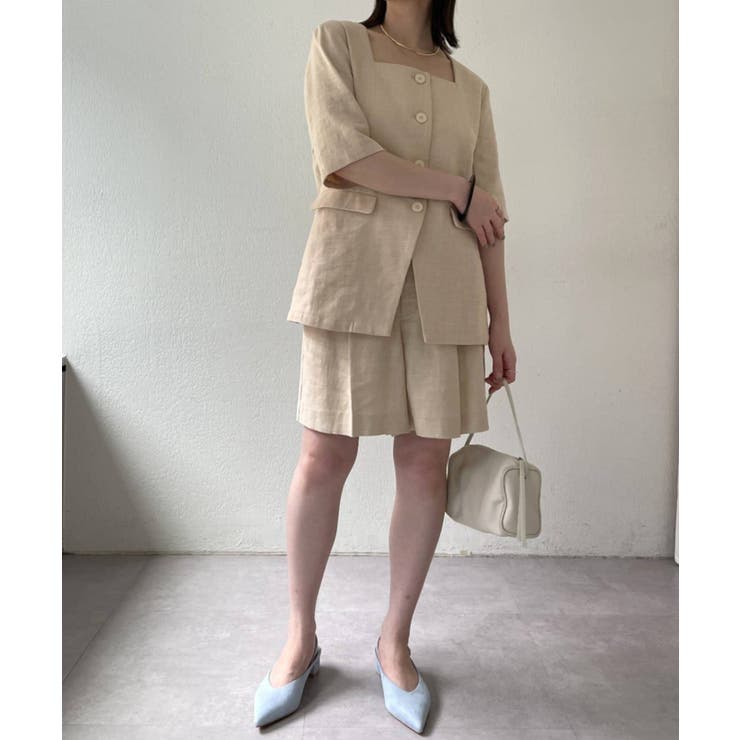 【Omekashi】スクエアハーフスリーブジャケット | PAL GROUP OUTLET | 詳細画像21 