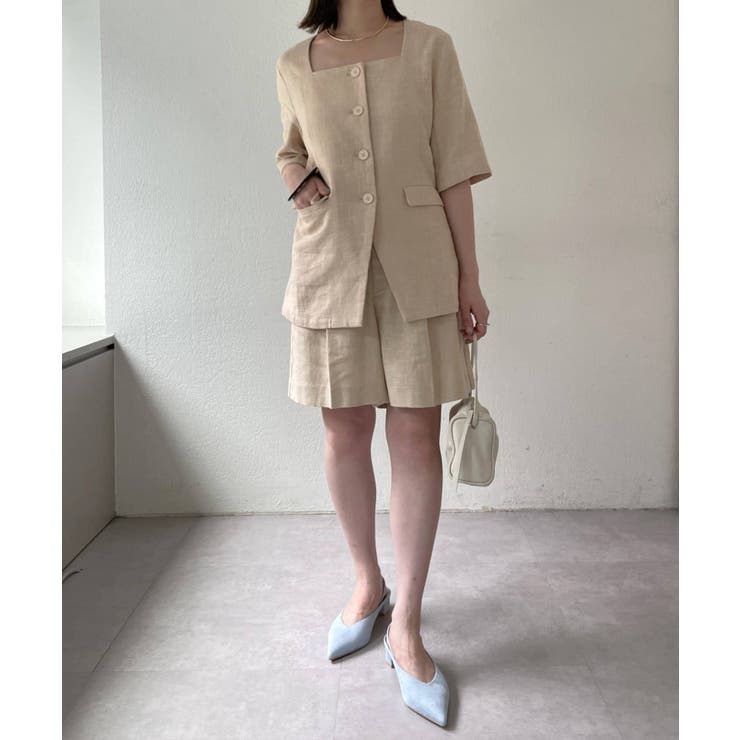 【Omekashi】スクエアハーフスリーブジャケット | PAL GROUP OUTLET | 詳細画像22 