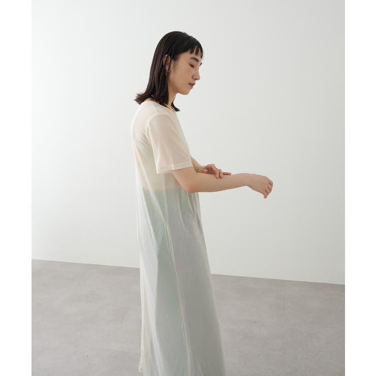 【Omekashi】半袖チュールワンピース | PAL GROUP OUTLET | 詳細画像9 