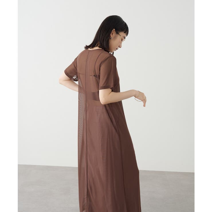 【Omekashi】半袖チュールワンピース | PAL GROUP OUTLET | 詳細画像27 