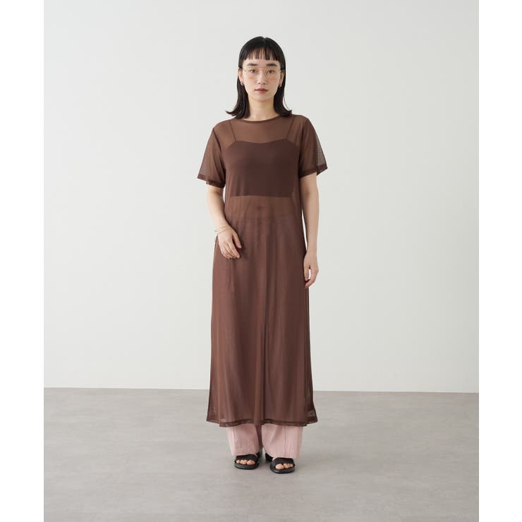 【Omekashi】半袖チュールワンピース | PAL GROUP OUTLET | 詳細画像19 