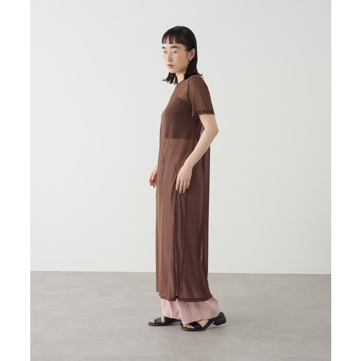 【Omekashi】半袖チュールワンピース | PAL GROUP OUTLET | 詳細画像21 