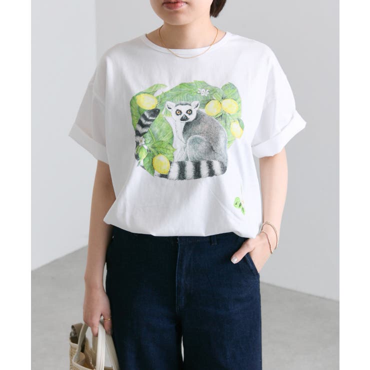 【ear PAPILLONNER】ワオキツネザルTシャツ | PAL GROUP OUTLET | 詳細画像11 