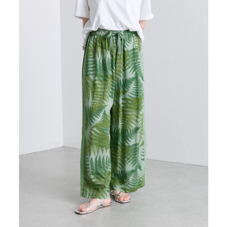 【ear PAPILLONNER】シダ柄パンツ【SUM1 STYLE】 | PAL GROUP OUTLET | 詳細画像1 