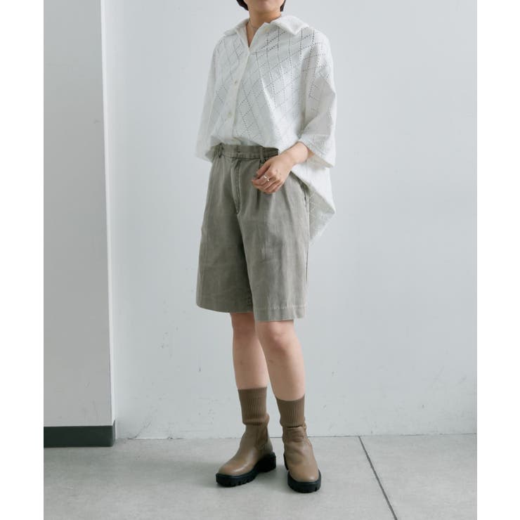 【ear PAPILLONNER】アーガイルレースシャツ【SUM1 STYLE】 | PAL GROUP OUTLET | 詳細画像5 