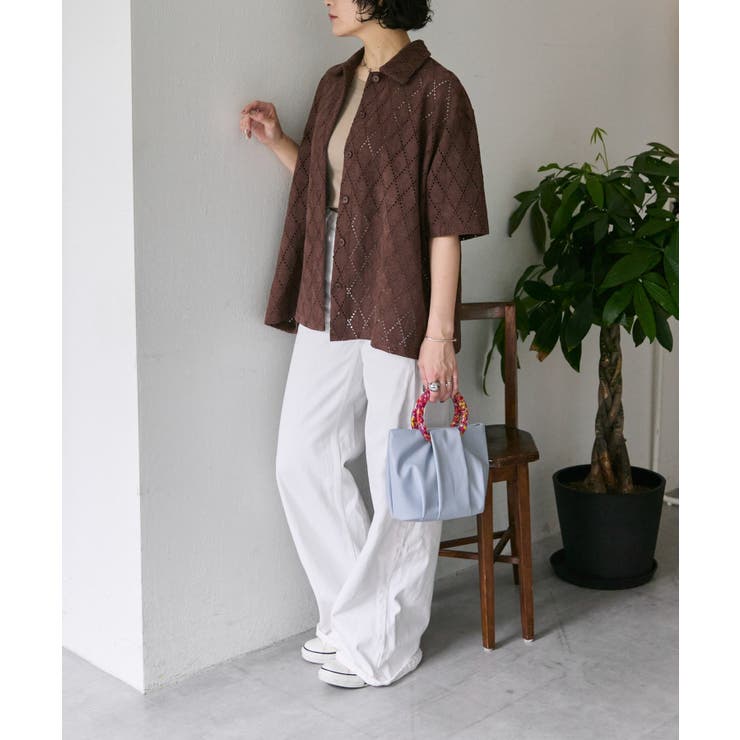 【ear PAPILLONNER】アーガイルレースシャツ【SUM1 STYLE】 | PAL GROUP OUTLET | 詳細画像28 