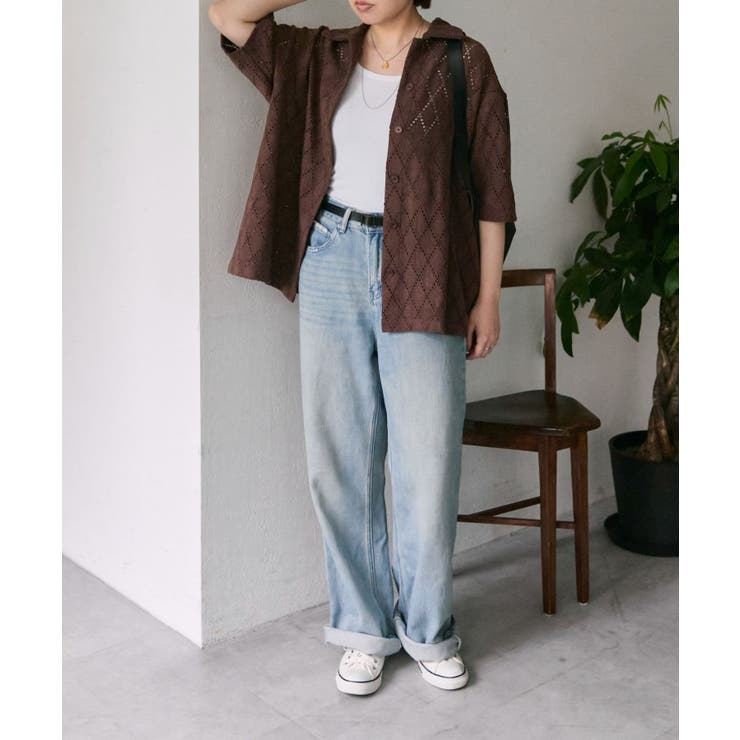 【ear PAPILLONNER】アーガイルレースシャツ【SUM1 STYLE】 | PAL GROUP OUTLET | 詳細画像23 