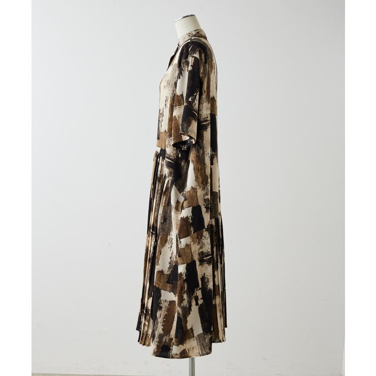 【ear PAPILLONNER】半袖斜めプリーツワンピース【SUM1 STYL… | PAL GROUP OUTLET | 詳細画像13 