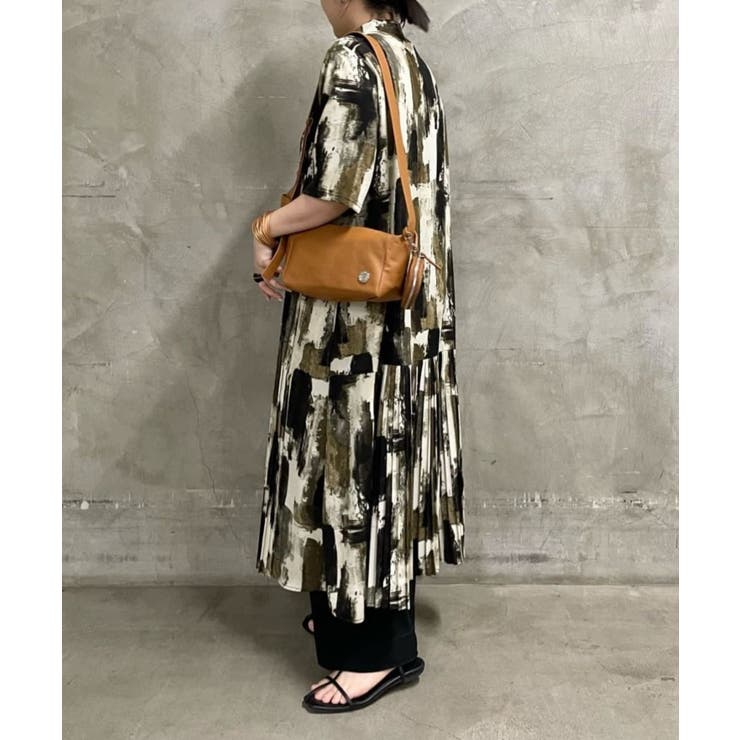 【ear PAPILLONNER】半袖斜めプリーツワンピース【SUM1 STYL… | PAL GROUP OUTLET | 詳細画像3 