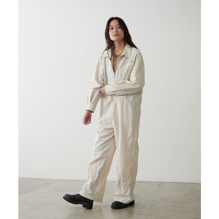 【earthy_】ナイロンジャンプスーツ | PAL GROUP OUTLET | 詳細画像4 