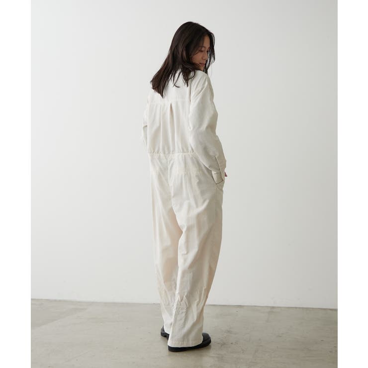 【earthy_】ナイロンジャンプスーツ | PAL GROUP OUTLET | 詳細画像6 