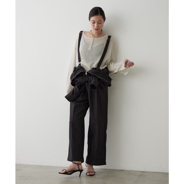 【earthy_】ナイロンジャンプスーツ | PAL GROUP OUTLET | 詳細画像29 