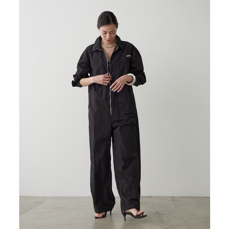 【earthy_】ナイロンジャンプスーツ | PAL GROUP OUTLET | 詳細画像25 